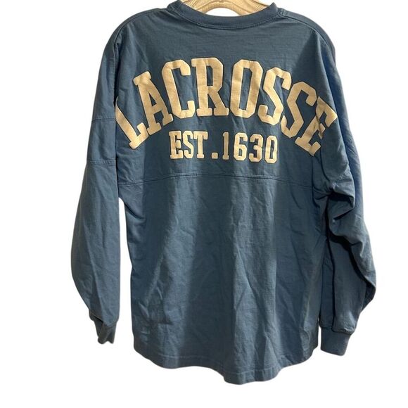 Pennant Lacrosse Spirit Jersey Unisex Small Blue Long Sleeve Crew Neck - Picture 8 of 11